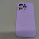 LOVE 3000 Designed for iPhone 15 Pro Case, Premium Silicone with [Soft Anti-Scratch Microfiber Lining] Shockproof Protective Phone Case for Men Women Girls 6.1", Light Purple