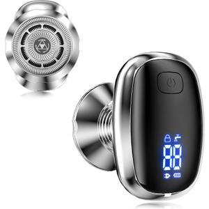 Electric Razors for Women Legs 3-Blade Shaver Heads Waterproof Rechargeable Shaver Multi-Use for Hair Removal on Legs Bikini Body (Silver)
