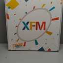 XFM Rustic Kitchen Wall Clock 20 Inch Blue Wooden Wall Clocks Battery Operated Silent Non-Ticking Retro Round Clocks for Cafes Bar Farmhouse Office