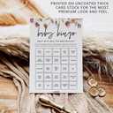 GardenCity Baby Bingo, Fun Baby Shower Games for Girl (50 Unique Cards), Pre-Filled, Perforated Calling Cards, Gender Neutral (Wildflower)