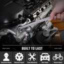 DURATECH 12mm Extra Long Ratcheting Wrench, Metric, CR-V Steel