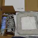 ECOVACS WINBOT Mini Window Cleaning Robot - Compact Design, Dual Nozzles with Ultrasonic Spray, 9-Stage Protection System, Intelligent Path Planning, 3 Cleaning Modes, Anti-Slipping System