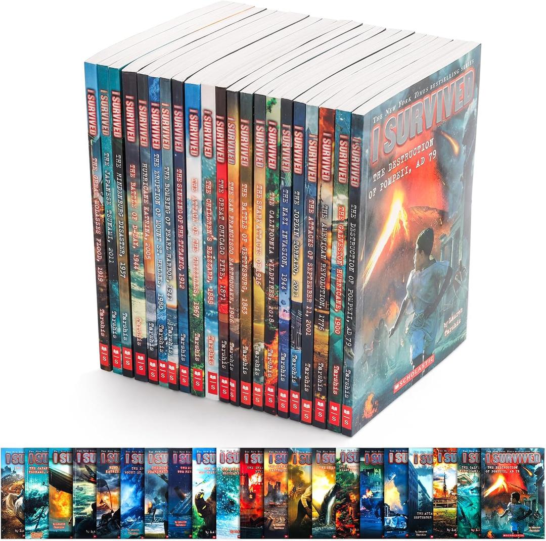 A Library of I Survived 1-21 Series Complete Set