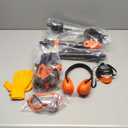 3-in-1 Kids Yard Tools - Kids Weed Wacker Toy, Kids Leaf Blower & Chainsaw, Kids Garden Tools with Safety Equipment, Realistic Lights & Sounds, Pretend Play Outdoor & Indoor Toys