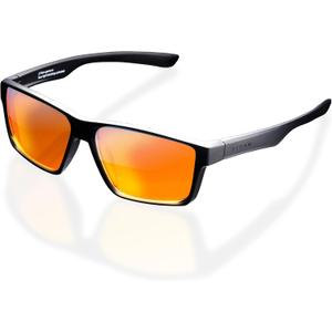 Titan Gaming Glasses, Blue Light Blocking, Night Driving Glasses for Men, Computer Protection Christmas Gift for Gamers (Black)