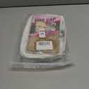 BATISI White Wavy Wig with Bangs Soft Short Bob Wigs for Women Synthetic Shoulder Length Women's Curly Wigs for Costumes Cosplay Daily