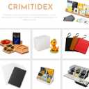 2 x Premium Wooden Card Holder for Board Games (2pcs)  Durable Solid Wood Card Rack, Multi-Row Design for Standard and Large Cards, Ideal for Family Game Nights and Collectors (25 cm)