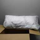 SILUI Flat Soft Thin Pillows Standard Size Set of 2 Pack Bed Pillow with Down Alternative Fill for Side Back Stomach Sleepers, 20x26 Inches, White