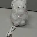 loatme Night Light for Kids, Rechargeable Dimmable Silicone LED Nightlight with 7 Colors, Baby Nursery Night Lamp, Touch Squishy Lamp, Cute Gifts for Girls, Boys, Toddler Room Decor, Bear