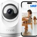 Indoor WiFi Camera, Plug-in Security Camera with Wireless Connection, 5MP 3K Video, Pan/Tilt, 2-Way Audio, AI Motion Detection, No Subscription, for Home, Baby & Pet