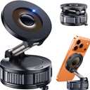 Car Phone Holder for Magsafe - Vacuum Magnetic Suction Phone Holder Mount with 360 Adjustable Stand Car Accessories for Car/Gym/Mirror/Smooth Surface ,Travel Essentials for iPhone 17/16/15/14/13/12