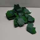 6 Pieces Green Cabinet Bows Large Green Velvet Ribbons Cabinet Door Bows for Thanksgiving Fall Haloween Christmas Party(Green)