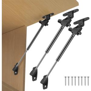 2PCS 100N 10inch Soft Close Hinge Lid Gas Support rods, Pneumatic Struts can Automatically Rise and Fall Slowly, Toy Box Damping Bufferand can be Opened and Closed Within The Range of 0-110 Degrees.