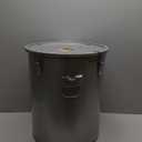 VEVOR Fryer Grease Bucket, 16 Gal Oil Disposal Caddy with Caster Base, Carbon Steel Rust-Proof Coating, Oil Transport Container with Lid, Lock Clips, Filter Bag for Hot Cooking Oil Filtering (Silver Gray)