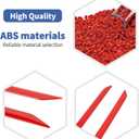 for RAM Front Door Interior Trim Cover Strips Fit for RAM 2018-Present Red Interior Accessories 2pcs