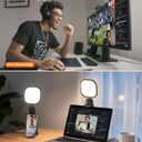 Upgraded Ring Light for Laptop, Monitor & Desk Eye-Caring Diffused LED Computer Light with Screen-Safe Clip, Adjustable Monitor Mount, CRI 97.8+, 50 Lighting Modes for Zoom, Video Calls & Streaming