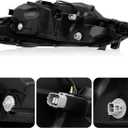 PENSUN LED Headlight Assembly for 2017 2018 2019 Toyota Corolla SE XSE XLE - Dual Projector Front Headlamps, Left & Right, Plug-and-Play