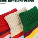 Kuoser Dog Sweater, Dog Sweaters for Medium Dogs, Doggie Sweater Christmas Clothes, Winter Coat Apparel Cable Knitwear, Pet Sweatshirt Outfit for Frech Bulldog, Boston Terrier, Apricot L (L (Chest: 20.9'' / 53cm))