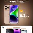 PDDKISS Compatible for iPhone 17 Pro Privacy Screen Protector 6.3 Inch, Purple Gradient Anti Spy Anti Blue Light HD Tempered Glass Easy Installation