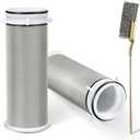Enhon 2 Pieces Spin Down Sediment Filter with Brush, Spin Down Sediment Filters Replacement Cartridge Compatible with ISpring FWSP50 FWSP50SL/FWSP100 Clear Water Filter