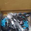 MammyGol Adjustable Inline Skates for Kids Youths Adults, All Wheels Light Up, Indoor and Outdoor Blades Roller Skates for Boys Girls Teen Beginners (Large - Youth (3-6 US), Teal)