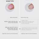 BTArtboxnails XCOATTIPS French Tip Press On Nails - Pink Glitter Base Long Square Press On Nails, 90 Pcs Salon Quality Soak Off Soft Gel Nail Tips Extension in 15 Sizes