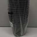 WOUSIWER 16 Pack 6 inch Plastic Planters for Indoor Flower Pots, Heavy Duty and Stylish 6 Inch Plant Pots for Indoor Plants with Drainage Holes and Tray for Plants, Flowers, Black