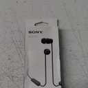 Sony WI-C100 Wireless in-Ear Bluetooth Headphones with Built-in Microphone, Black