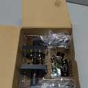 Kwikset Halifax Interior Passage Door Handle, Lever For Closet and Hallway Doors, Reversible Non-Locking Handle Lever, Matte Black, with Microban Protection (1 Pack)