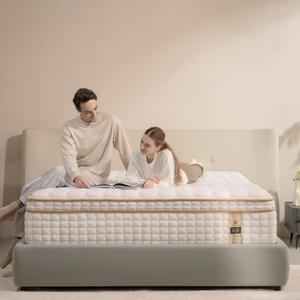 Queen Mattress,12 Inch Queen Size Mattresses in a Box,Memory Foam Hybrid Mattress ,with Individual Pocket Spring for Motion Isolation & Silent Sleep&Lumbar Support & Pressure Relief,Medium Firm