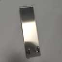 LQ Industrial 180x50mm Silver Stainless Steel Hook for Door Back Cabinet Door Hook Shower Door Hook Towel Hook Suitable for Frameless Shower Glass