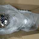 17 Pcs Disco Ball Decor: Mini Large Assorted Size Hanging Mirror Disco Ball Sets - Silver Party Ornaments for Stage Club Prom Props 70s Weddings Dance Music Birthday(8, 6, 1.2 Inch)