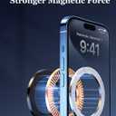 3 x Vacuum Suction Magnetic Phone Holder for Car, Adjustable Car Phone Holder Foldable for Magsafe Cell Phone Holder Stand Suction Phone Mount for iPhone 17/16/15/14/13/12/Gym/Shower/Car/Mirror
