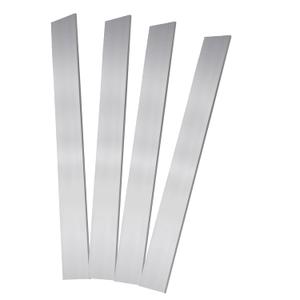 80CRV2 Steel Flat Stock Cold Rolled Carbon Steel Bar for Knife Making 12"x1.5"x 1/8"(4 Packs)
