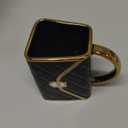 Jmugmt Handbag Shaped Mug with Saucer and Spoon, Cute Handbag Mug, Birthday Gifts for Women Girlfriend Office Use 10 Ounce Black