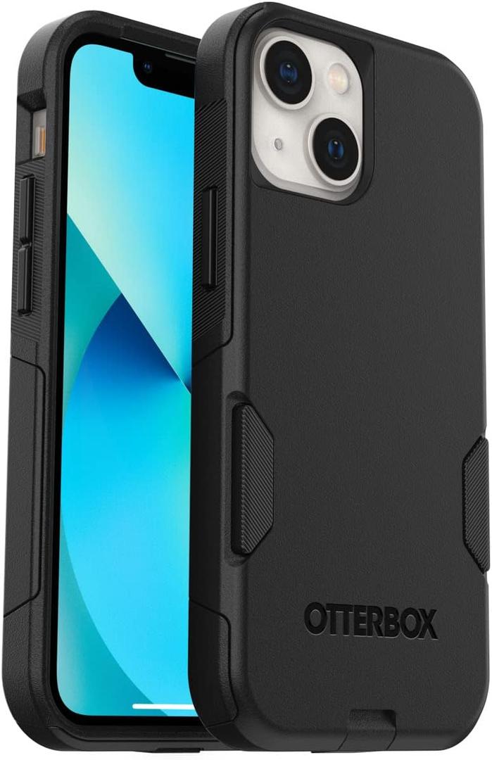 OtterBox iPhone 13 mini & iPhone 12 mini Commuter Series Case - Black, Slim & Tough, Pocket-Friendly, with Port Protection