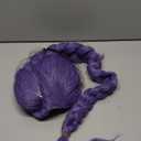 ColorGround Long Purple Braid Cosplay Wig for Halloween Party Costume (Purple)