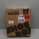 SEE SPRING 12 Pack Shoe Storage Box, Clear Plastic Stackable Shoe Organizer for Closet, Space Saving Foldable Shoe Rack Sneaker Container Bin Holder (Large Fit Size 9)