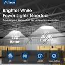 Amico 6 Pack UFO LED High Bay Light 200W 28,000lm 5000K with UL Listed US Hook 5' Cable Alternative to 650W MH/HPS for Gym Factory Barn Warehouse Lighting Fixture