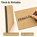 Corrugated Cardboard Roll, 24 x 400 Inches Single Face Brown cardboard Roll
