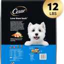 Cesar Small Breed Dry Dog Food for Small Dogs, Rotisserie Chicken Flavor and Spring Vegetables Garnish, 12 lb Bag (EXP 02/27/27)
