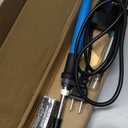 Soldering iron kit, 110V, 80W, fast heating within 10 seconds LCD digital adjustable temperature soldering iron gun, thermostatic soldering iron kit for electronic equipment