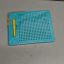 Magnetic Drawing Board for Kids & Toddlers with Beads and Magnet Stylus Pen - Magnetic Tablet Toy for Airplane & Car Ride Activities for Kids (Square Blue)