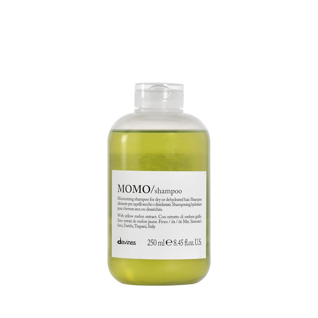 Davines MOMO Moisturizing Shampoo & Conditioner for Dry, Dehydrated Hair, Add Softness & Shine, Detangling Formula (8.45 Fl Oz (Pack of 1))