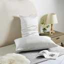 Silk Pillow Cases for Hair and Skin Mulberry Silk Pillowcase Soft Both Sided Natural Silk Pillow Cases with Zipper Beauty Sleep Pillowcase 1 Pack for Gift (Standard, White)