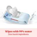 Huggies 99% Pure Water Baby Wipes, Unscented, 9 flip-top packs (3 Packs of 3), 504 Wipes Total, Packaging May Vary