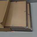 Egofine A4 Picture Frames Set of 4, Made of Solid Wood Covered by Plexiglass 5x7 and 6x8 with Mat or A4 without Mat, for Table Top Display and Wall Mounting Photo Frame Brown