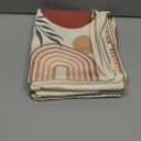 Kajaia 12 Pcs Boho Makeup Bags Bulk Rainbow Sunshine Moonlight Cosmetic Bag Canvas Cute Large Zipper Pouches for Purse Preppy Makeup Organizer Travel Pouch Birthday Gift for Women Girl, 12 Style