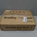 Braiding Hair Rack Adjustable Braiding Rack With 140 Pegs (Black)