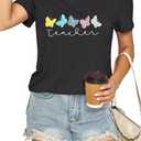 Teacher Shirts for Women Teacher Gifts Short Sleeve Shirts Graphic Tees Summer Tops 2025 (Pink, XL)